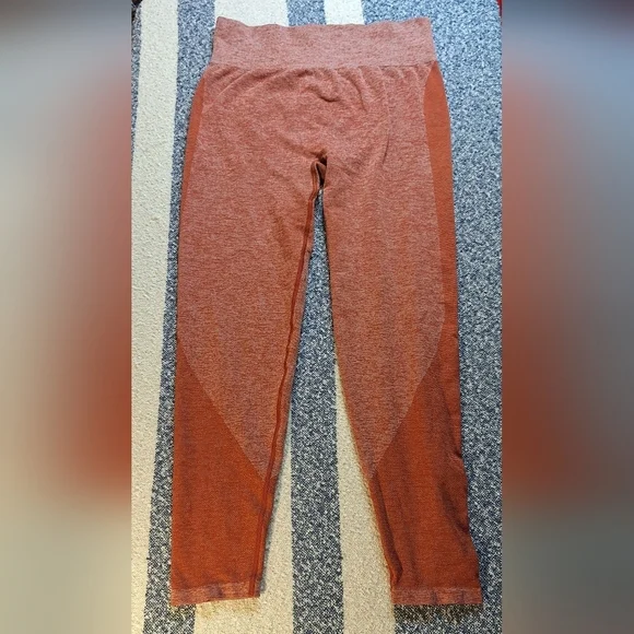 Victoria secret VS Pink seamless cinnamon leggings size large - Picture 3 of 12